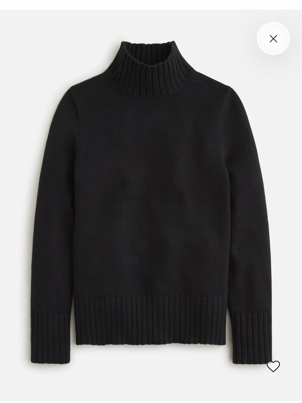 J. Crew Black Turtleneck Sweater - Women